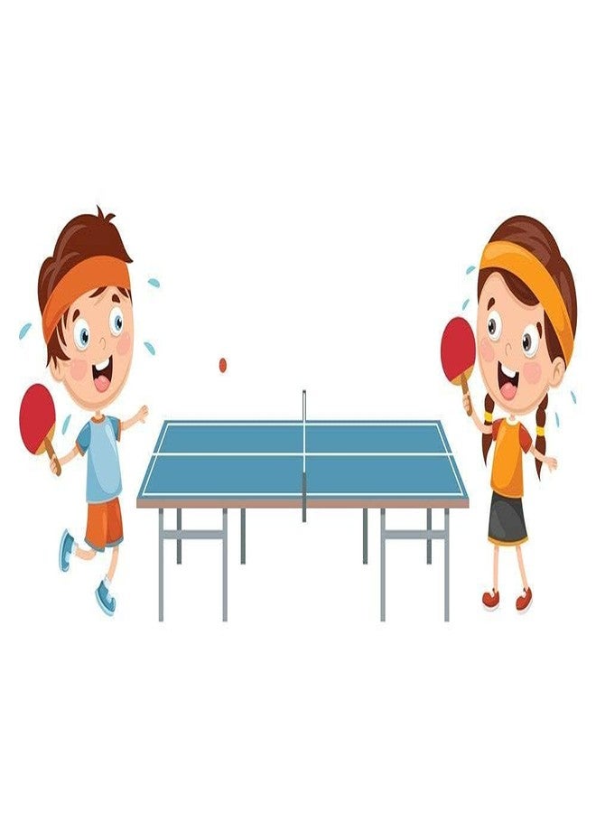 Brille Bee Table Tennis Playset, 2 Racquets, 3 Orange Ball set - Image 3