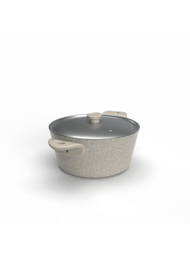 Top Chef Granit Pot 28 Cm Beige (Suitable For Induction) - Image 2