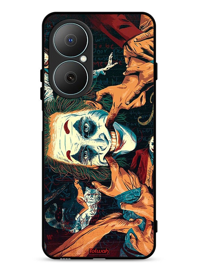 Tolwak Huawei Nova Y73 Protective Case Cover Joker Art