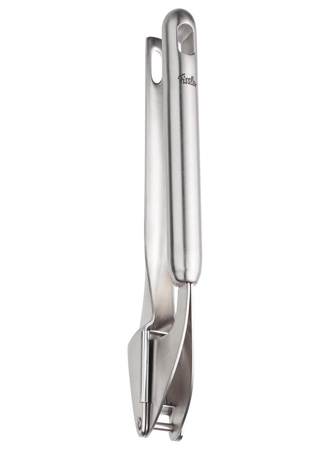 Fissler Essential Garlic Press, 18/10 Stainless Steel Garlic Mincer & Crusher, Kitchen Cooking Utensil, Ergonomic Handle, Easy to Clean, Dishwasher Safe - Image 1