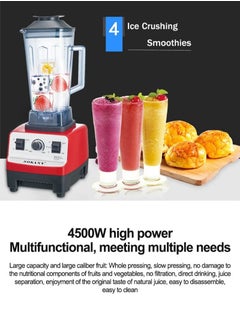 2L Electric Multifunctional Blender Smoothie Maker with Stainless Steel Blades, 4500W Blender with Single Jar, Suitable for Greens, Soybean, Milk, Corn, Soup, FruitsIce Crusher, Chopper, Coffee Grinder & Smoothie Maker, Spices, SK-444 (Red) - pzsku/ZF99B2D8343D32A8C96A3Z/45/_/1731663169/7579d7ce-6f58-4cce-a41d-0e2ed4389703