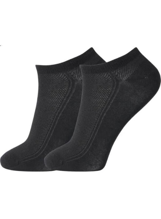 Md Summer Thin Mesh Breathable Men'S Socks Men'S Socks Women'S Socks Low-Cut Short Tube Boat Socks Invisible Socks Set Of 6 - Image 1