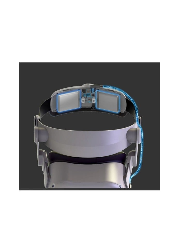 Adjustable Head Strap Compatible with Quest 2 Replacement for Quest 2 Elite Strap Accessories for Enhanced Support and Comfort in VR Suitable for Children and Adults - Image 5