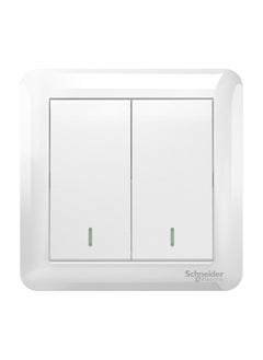 Schneider Electric Schneider Electric 10AX 250V 2 Gang 2 Way Switch, White - A3G32B2A_WE_G11 