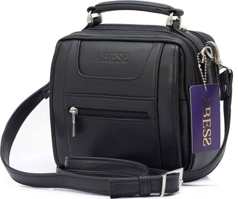 ابيس Men's Bag Luxury Genuine Leather Men's Bag Molded Model