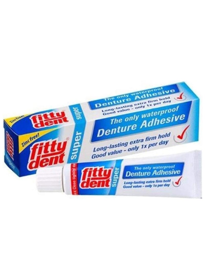 Fittydent Denture Adhesive Zinc Free Waterproof Super - 20g - Image 1