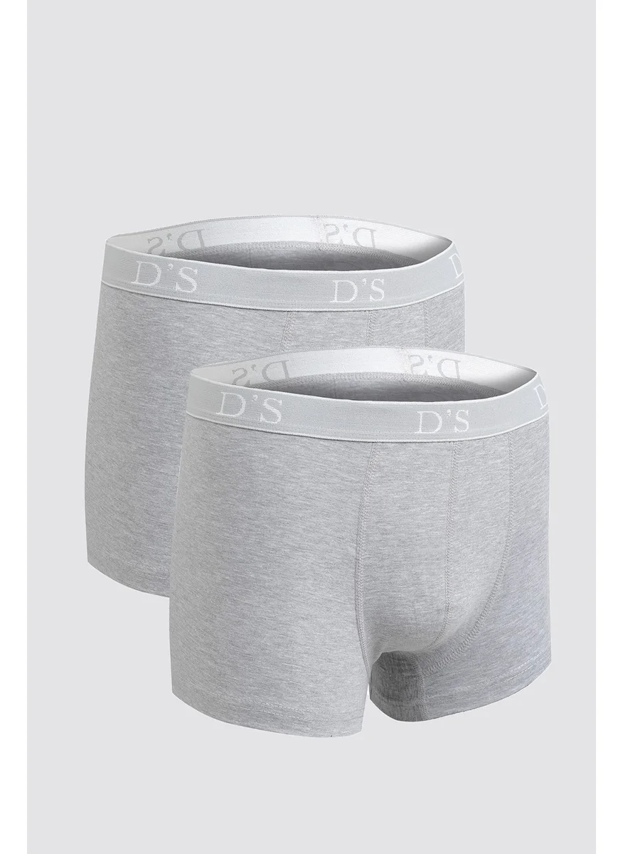 دي أس دامات Gray 2-Piece Boxer Set 4HC44ORTBS02