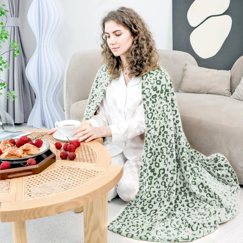 ZHIKU Warm Blanket Throw Soft Fleece Blankets Lightweight Throw Blanket 60""x80"" - Image 5
