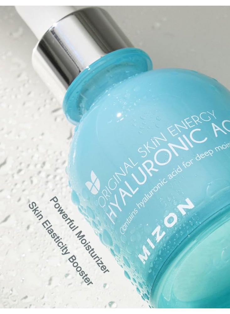 MIZON Hyaluronic Acid 100, Original Skin Energy, Facial Care, Moisturizing Ampoule, For Dry Skin, Boost Skin Elasticity (30ml) serum - Image 3