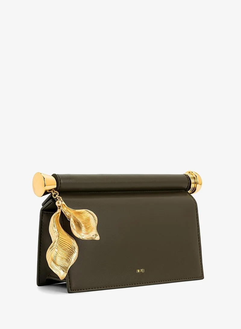 Jw Pei Dark olive Holly metal pendant clutch for Women | Best Price UAE