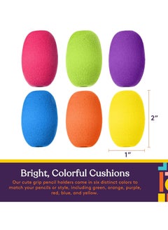 Oasisgalore Special Pen Pencil Grips for Kids Adults，Cushioned Holders for Handwriting, Drawing(6-Pack)  - Image 5