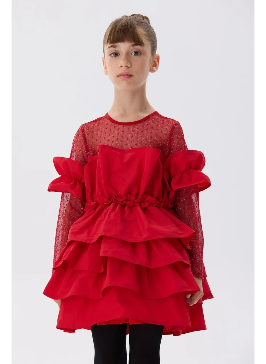 TYESS Bg Store Girl Red Dress