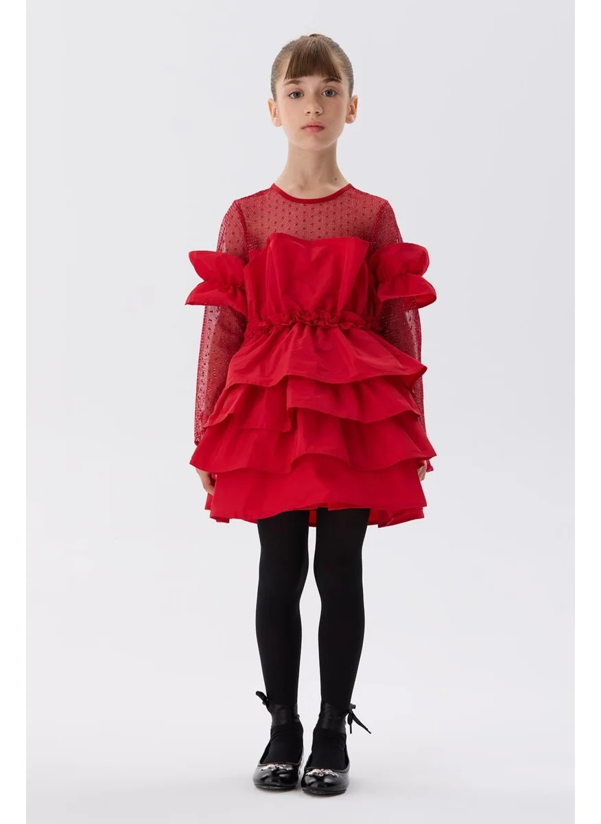 TYESS Bg Store Girl Red Dress