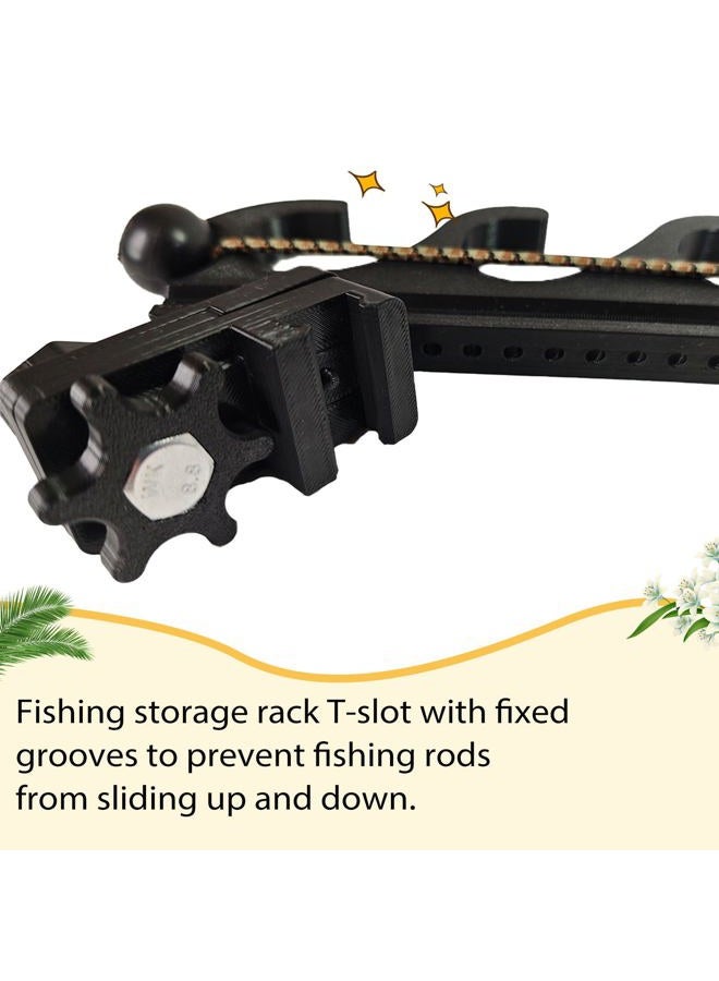 DMERHAC Fishing Rod Holder for Toyota Tacoma Bed Rail - Above-The-Bed Mount, 3 Rod Capacity with Secure Locking Design - Weatherproof & Tool-Free Installation - Image 5