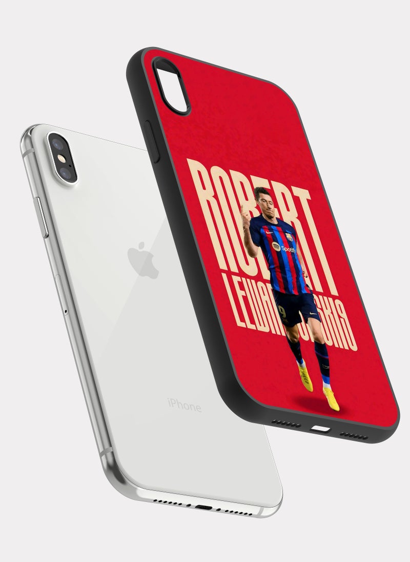 iPhone XS MAX case cover Robert Lewandowski Barcelona