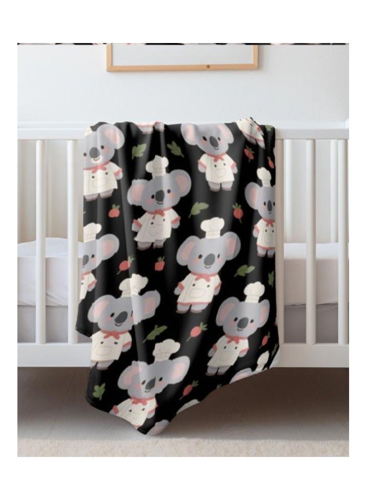 general Children's or student cartoon flannel thin blanket (warm and comfortable, suitable for sleep, games) 100cm*150cm - Image 1