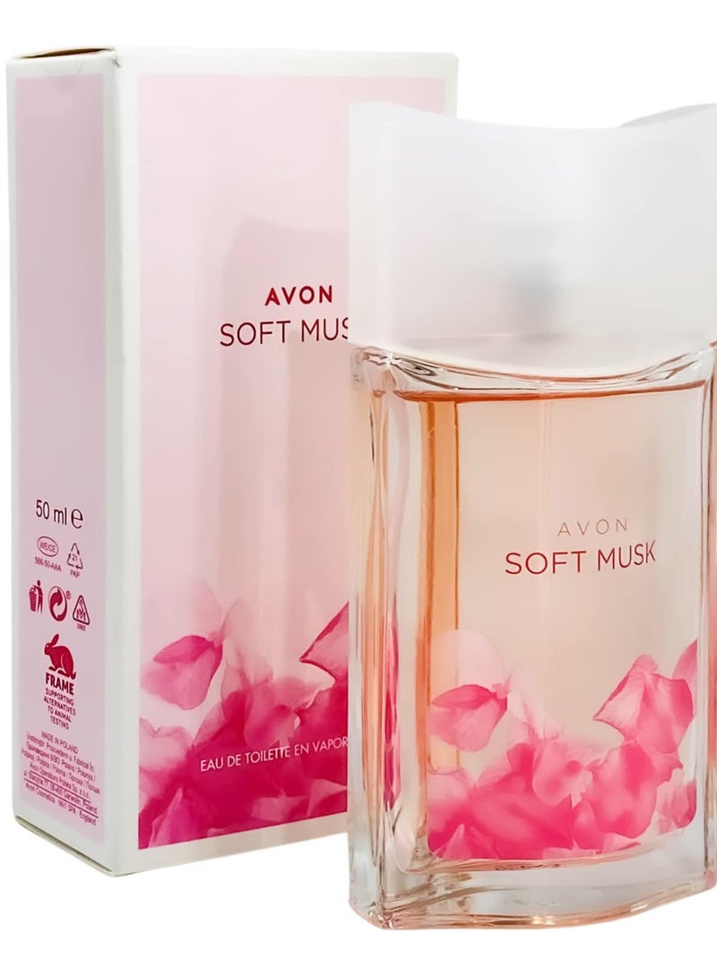 Avon Soft Musk Eau de Toilette 50ml - Image 1