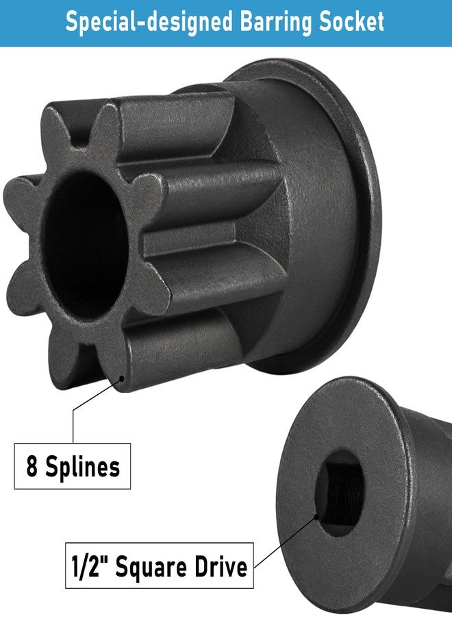 Camoo Engine Barring/Turning Socket Wrench For CAT Caterpillar, EUI/MUI & Mack Engines, Fits 3176/3196/3200/3208/3300/3400/3406/3500/3508/3512 Series, C9, C10, C12, C13, C15 and C16 & E-7, E-7 ETEC - Image 5