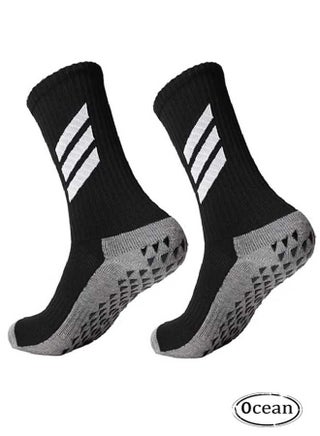 Football Socks for Men, Anti Slip Soccer Socks with Rubber Dots, Sport Soccer Socks Breathable and Anti Friction, Black - pzsku/ZF99C167A853E2C5C53F1Z/45/1746509454/6ff4642e-4722-4445-8c6e-d1f04854adc7