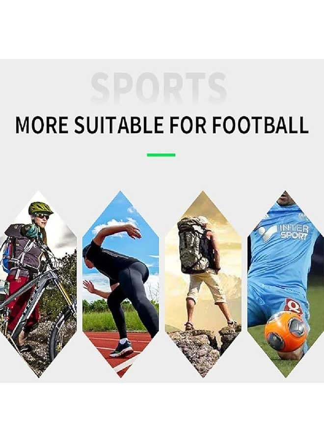 Ocean Football Socks for Men, Anti Slip Soccer Socks with Rubber Dots, Sport Soccer Socks Breathable and Anti Friction, Black - Image 4
