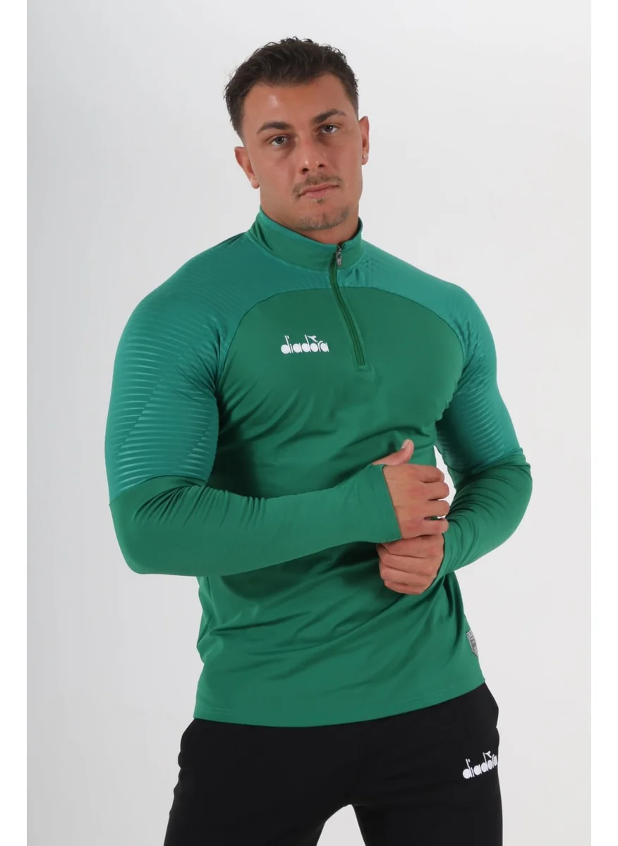 ديادورا Premium Training Tracksuit Single Top Green