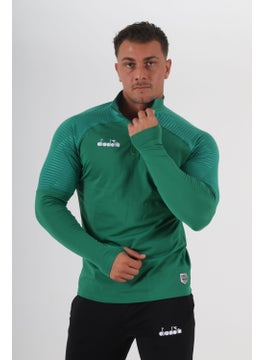 DIADORA Premium Training Tracksuit Single Top Green  - Image 5