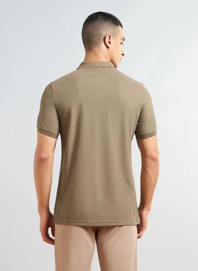 Technosport Technosport Solid Short Sleeve Polo T-Shirt