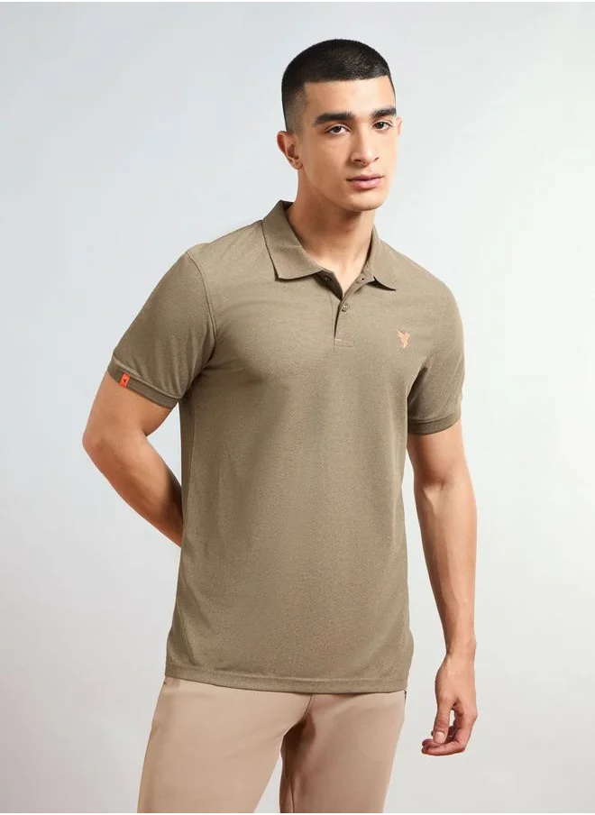 Technosport Technosport Solid Short Sleeve Polo T-Shirt