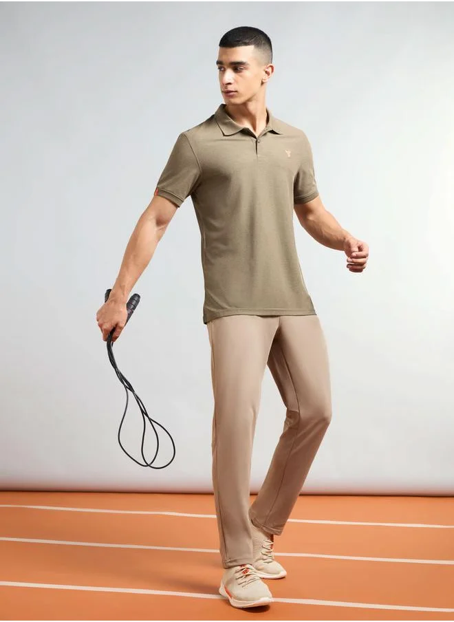 Technosport Technosport Solid Short Sleeve Polo T-Shirt