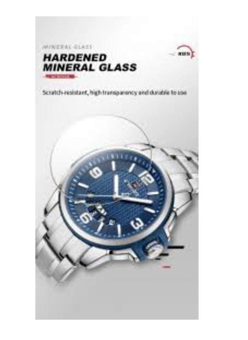 NAVIFORCE - Mens Stainless Steel Analog Quartz Watch with Blue Dial and Date Display - Image 1