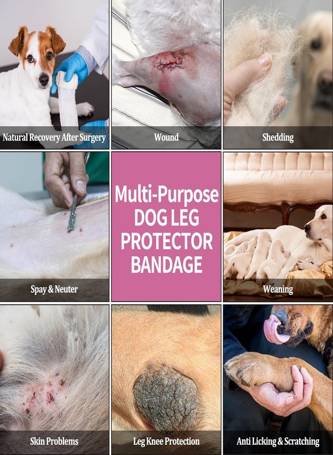 ROZKITCH Surgical Recovery Suit for Dogs, Soft & Breathable Dog, Prevent Licking & Shedding, Post-Surgery Bodysuit for Extra Large Dogs, Dog Cone e-Collar Alternative Rosered 5XL - Image 3