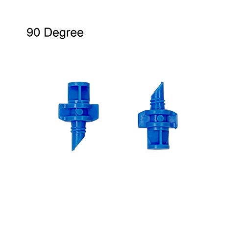 Zayi 90 180 360 Degree Atomizing Sprinkler Sprayer, Micro Garden Lawn Water Spray Misting Nozzle Sprinkler Irrigation System for Agriculture,Hydroponic and Aeroponic Irrigation, 3Colors, 150PCS - Image 3