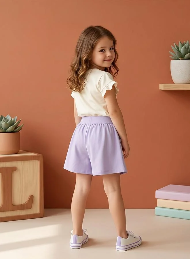 Babies & More Babies & More Toddler Girls Purple Shorts
