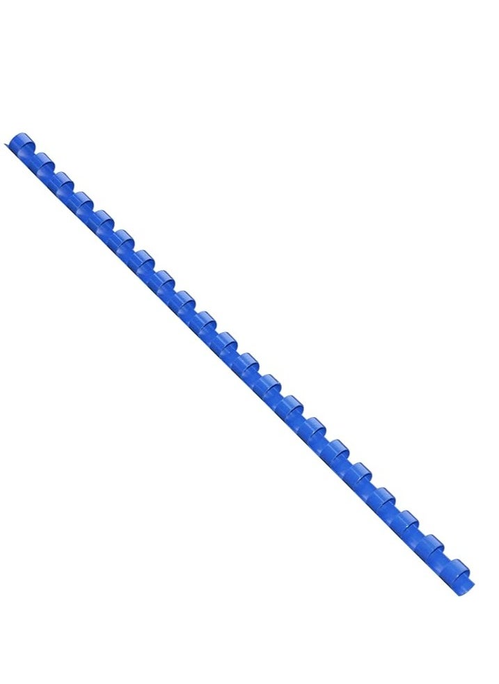 SUPER DEAL Binding Rings (Plastic) - 10 mm, Box of 100 pieces (Blue Color)  - Image 1