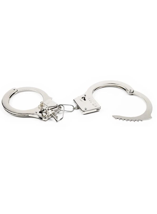 Role Play Costume Accessories Metal Handcuffs Toy - Image 1