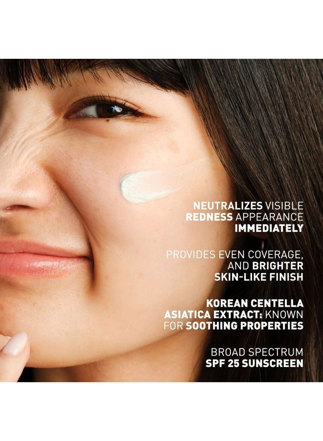 erborian CC Red Correct - Skincare-First Green Color Corrector with Centella Asiatica, Illuminating Color Corrector with Redness Coverage & SPF 25 - Cica, Korean Skincare - Image 4