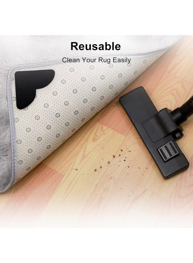 KADRAMA Kadrama Rug Corners Gripper, (16 Pack) Carpet Tape for Hardwood Floor, Non Slip Grippers Pads to Hold Rugs Down, Prevent Sliding Grip Stickers No Damage on Wood Area Rug Anti Curling  - Image 5