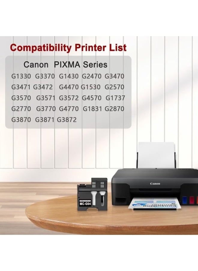 MC-G04 Maintenance Cartridge Box Compatible with Canon PIXMA G1330 G3370 G1430 G2470 G3470 G3471 G3472 G4470 Printers - Image 4