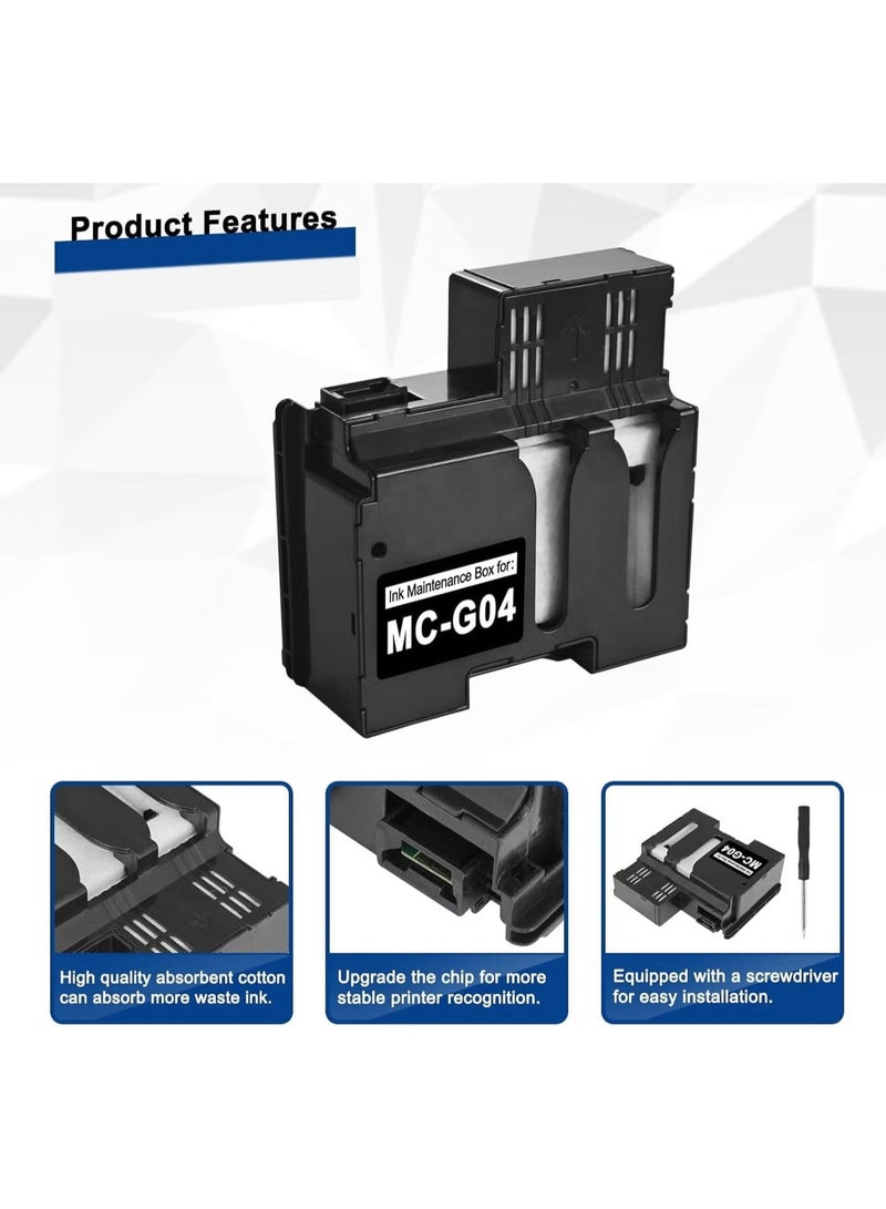 MC-G04 Maintenance Cartridge Box Compatible with Canon PIXMA G1330 G3370 G1430 G2470 G3470 G3471 G3472 G4470 Printers - Image 5