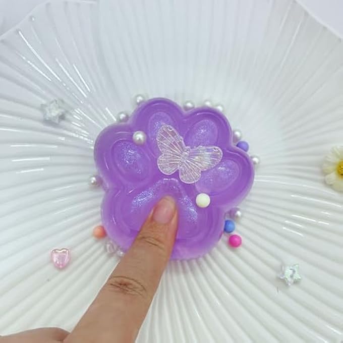 MXQHXZSX Taba Squishy Cat Paw Squeeze Toys Cute PVC Fufu Squishy Toys for Anxiety Relief Soft Stress Toys for Relaxation Party Favors Novelty Things Adults Birthdays Cosplay Party - Image 2