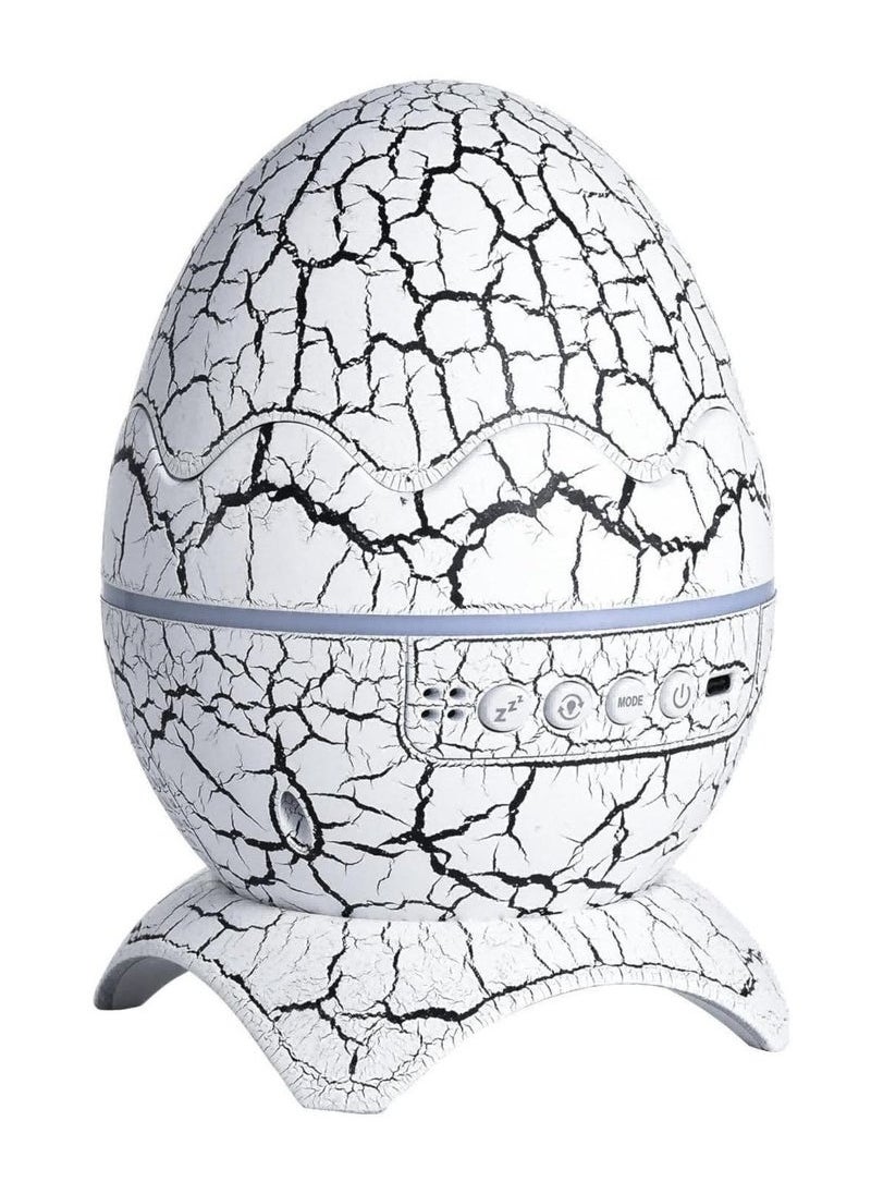 JAJEEK Dinosaur Egg LED 3D Projector Lamp with Bluetooth Music & Remote Control – Multicolor Night Light for Kids Room, Bedroom, Café – Fun Decorative Light Show  - Image 1