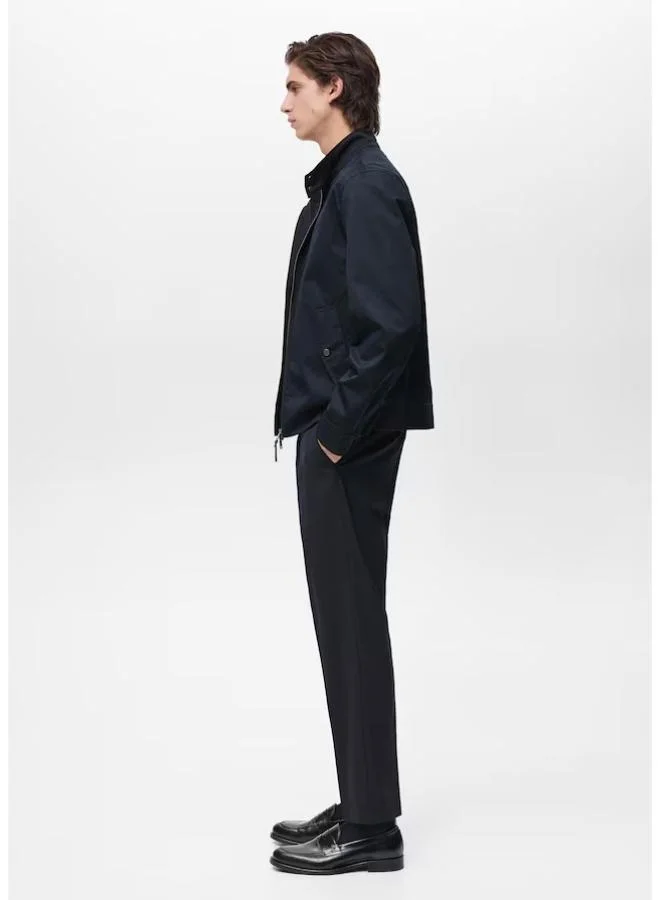 Mango Man Water-Repellent Cotton Jacket