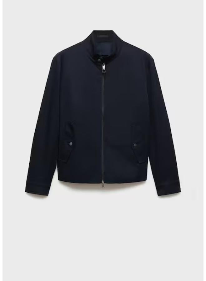 Mango Man Water-Repellent Cotton Jacket  - Image 5