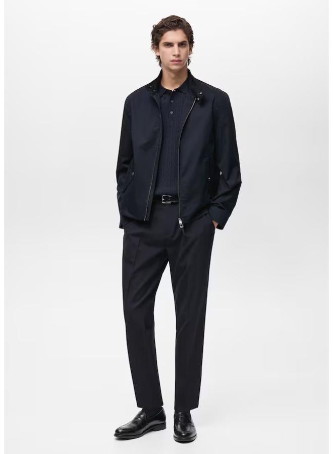 Mango Man Water-Repellent Cotton Jacket  - Image 4