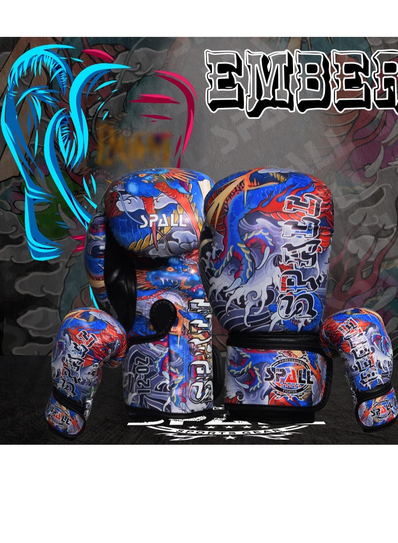 Spall Professional Boxing Gloves For Strong Punches Sparring And Kickboxing Fighting Punch Bag Workout Muay Thai And Training - Image 4