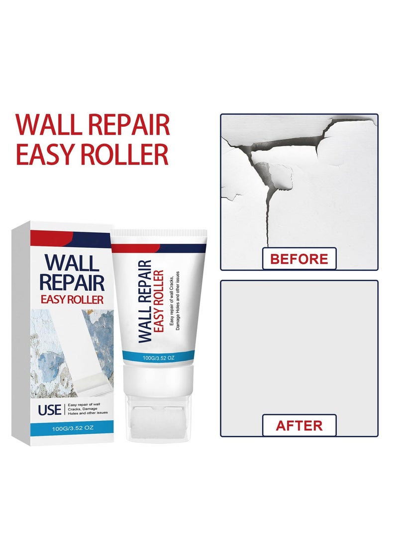 SYOSI Wall Mending Ointment, 2Pcs Home Wall Repair Cream, 3 in 1 Repair Applicator Wall, Crack Filler for Walls, Patching Plaster Wall Repair,Wall Mending Agent, Hole Patching Kit Wall Drywall - Image 5