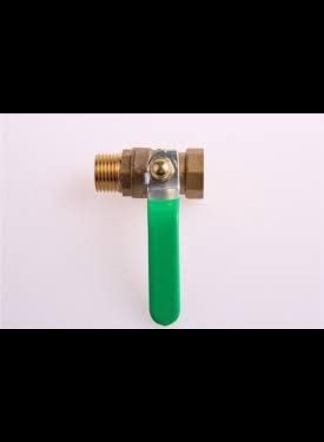 عباسلي صمام كروي نحاسي لولبي (M-F 1/4 '' ،) - Image 1