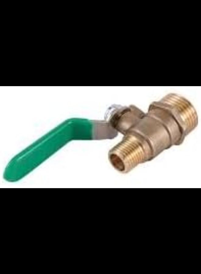 عباسلي صمام كروي نحاسي لولبي (M-F 1/4 '' ،) - Image 2