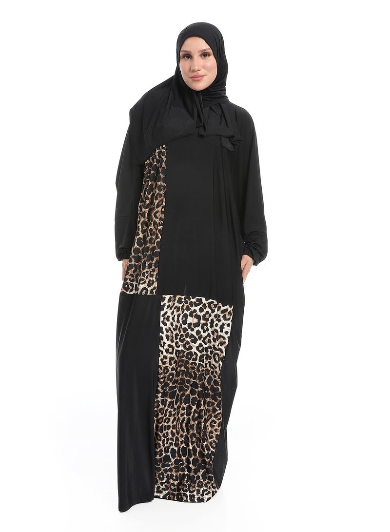 سيزار اسدال صلاة حريمي مزود بنقش تايجر  - Image 1