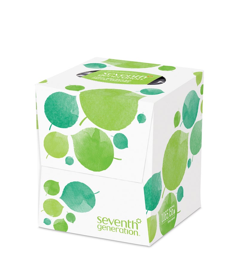 Seventh Generation Facial Tissue Cube White 2ply 85 Count